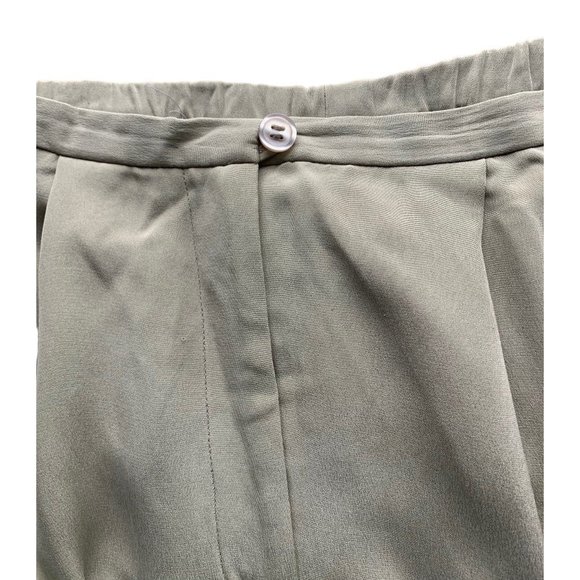 Large Moda Seta by Sandra King Women's Sage Green Pant Suit 2 Piece - Picture 9 of 10